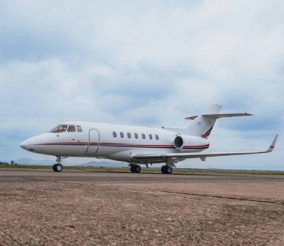 Izy Air Hawker 800XP on the apron
